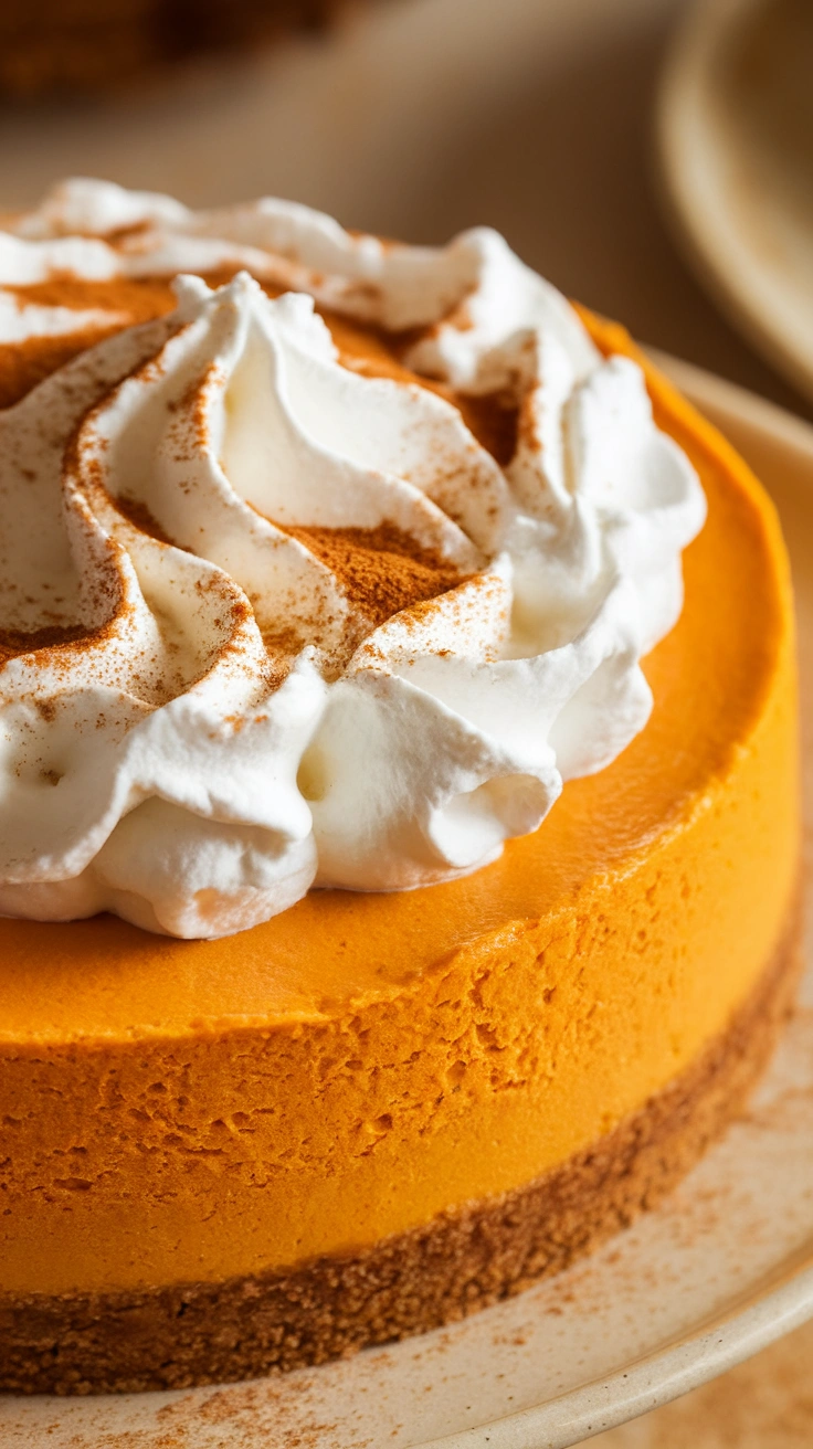 Keto Pumpkin Cheesecake Recipe