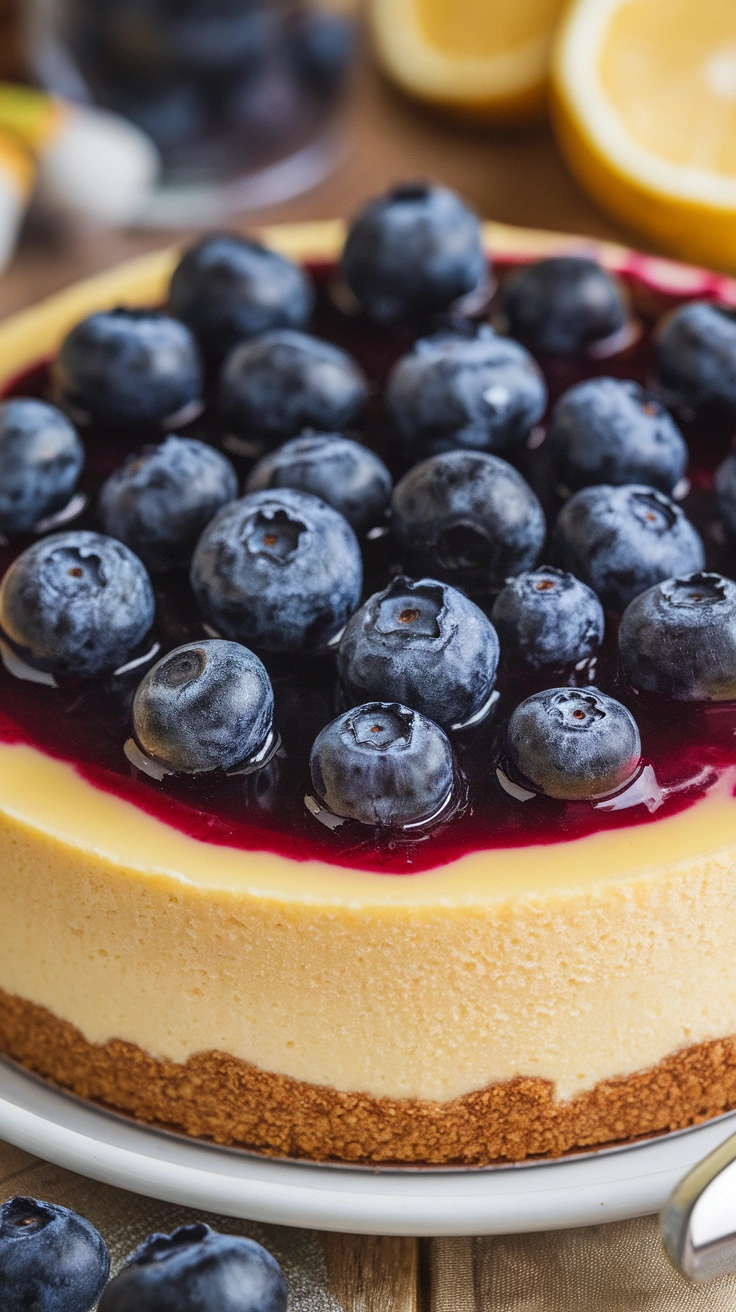 Lemon Blueberry Cheesecake
