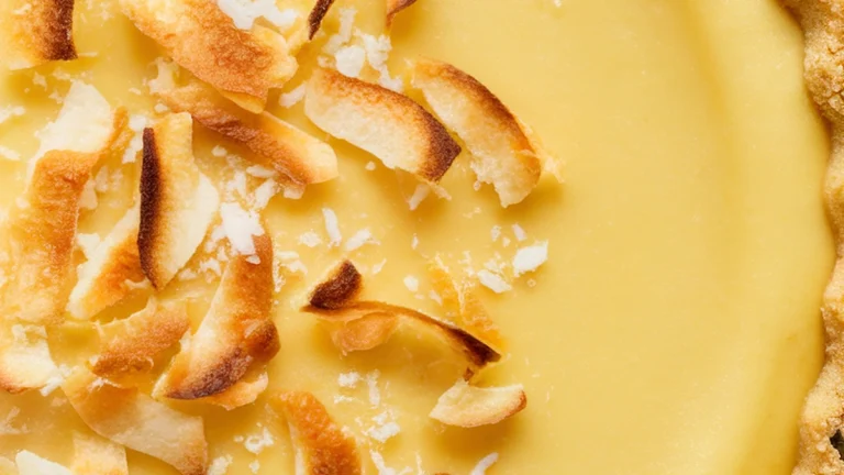 Lemon Custard Pie - Featured