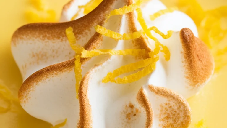 Lemon Custard with Meringue - Featured