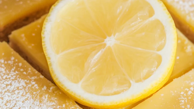 Lemon Juice and Zest Bars - Featured