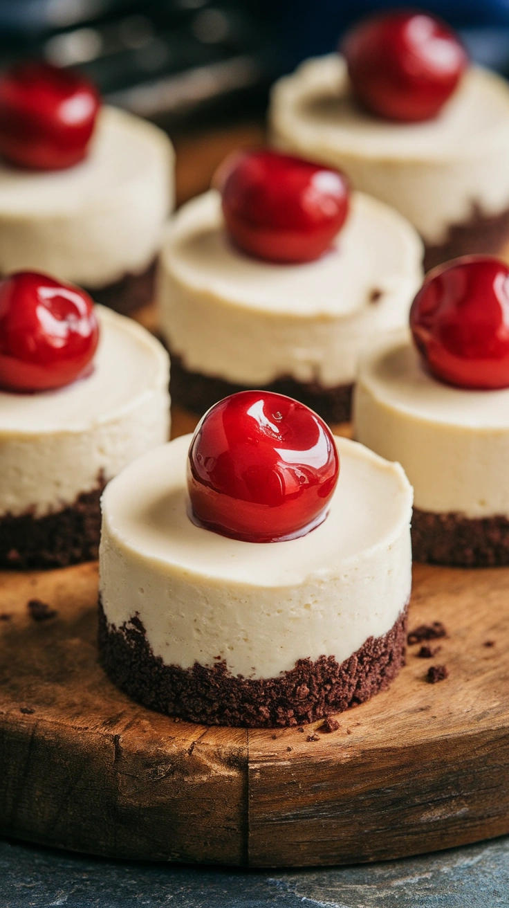 Classic Mini Vanilla Cheesecakes