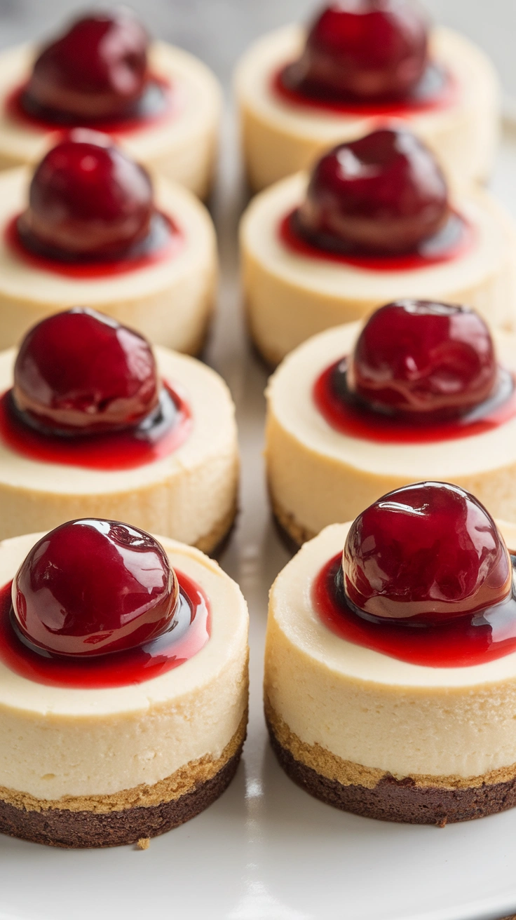 Mini Fruit-Topped Cheesecakes