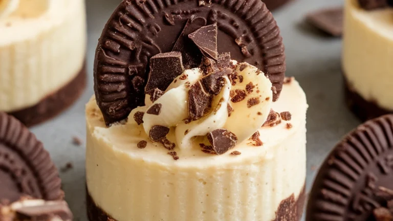 Mini Cookies and Cream Cheesecake Bites - Featured