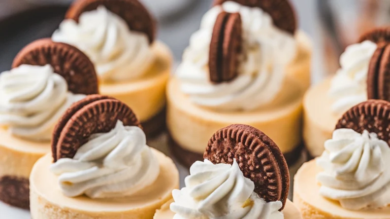 Mini Oreo Cheesecakes - Featured
