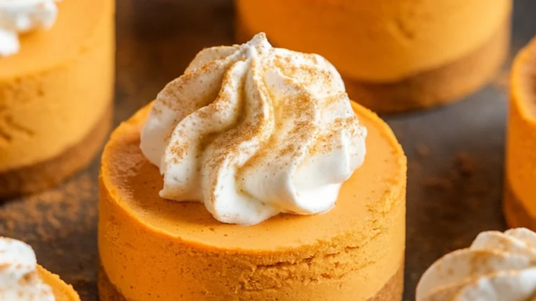 Mini Pumpkin Cheesecakes - Featured