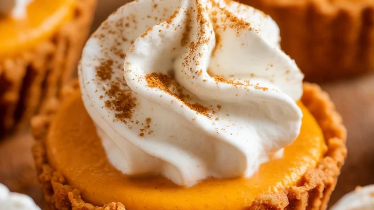 Mini Pumpkin Cheesecakes - Featured
