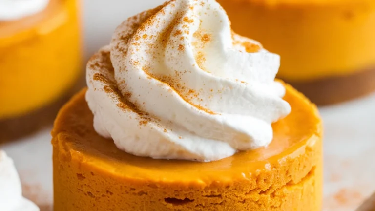 Mini Pumpkin Cheesecakes - Featured