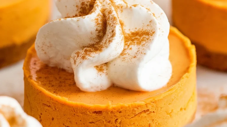 Mini Pumpkin Cheesecakes - Featured