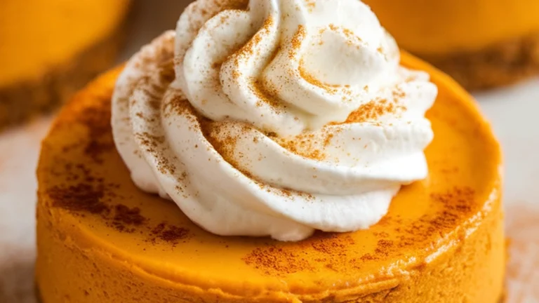 Mini Pumpkin Cheesecakes - Featured