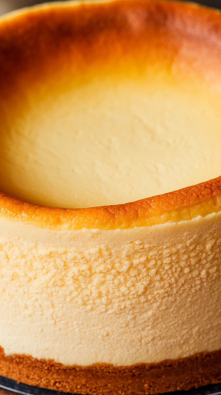 Classic New York Style Baked Cheesecake