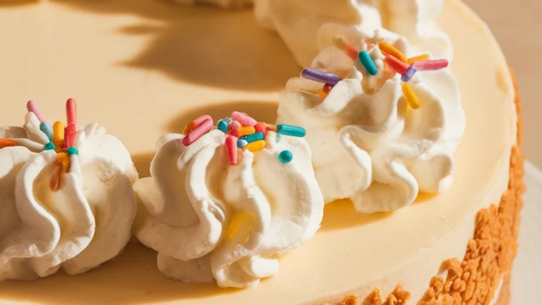 No Bake Birthday Cheesecake - Featured