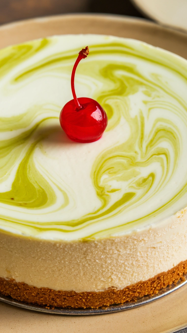 No-Bake Cherry Limeade Cheesecakes