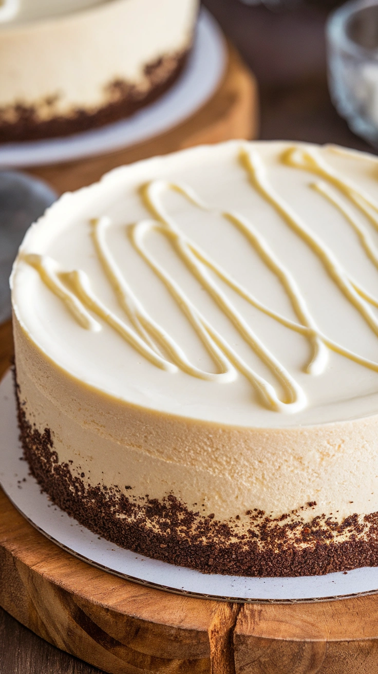 No Bake Irish Cream Cheesecake