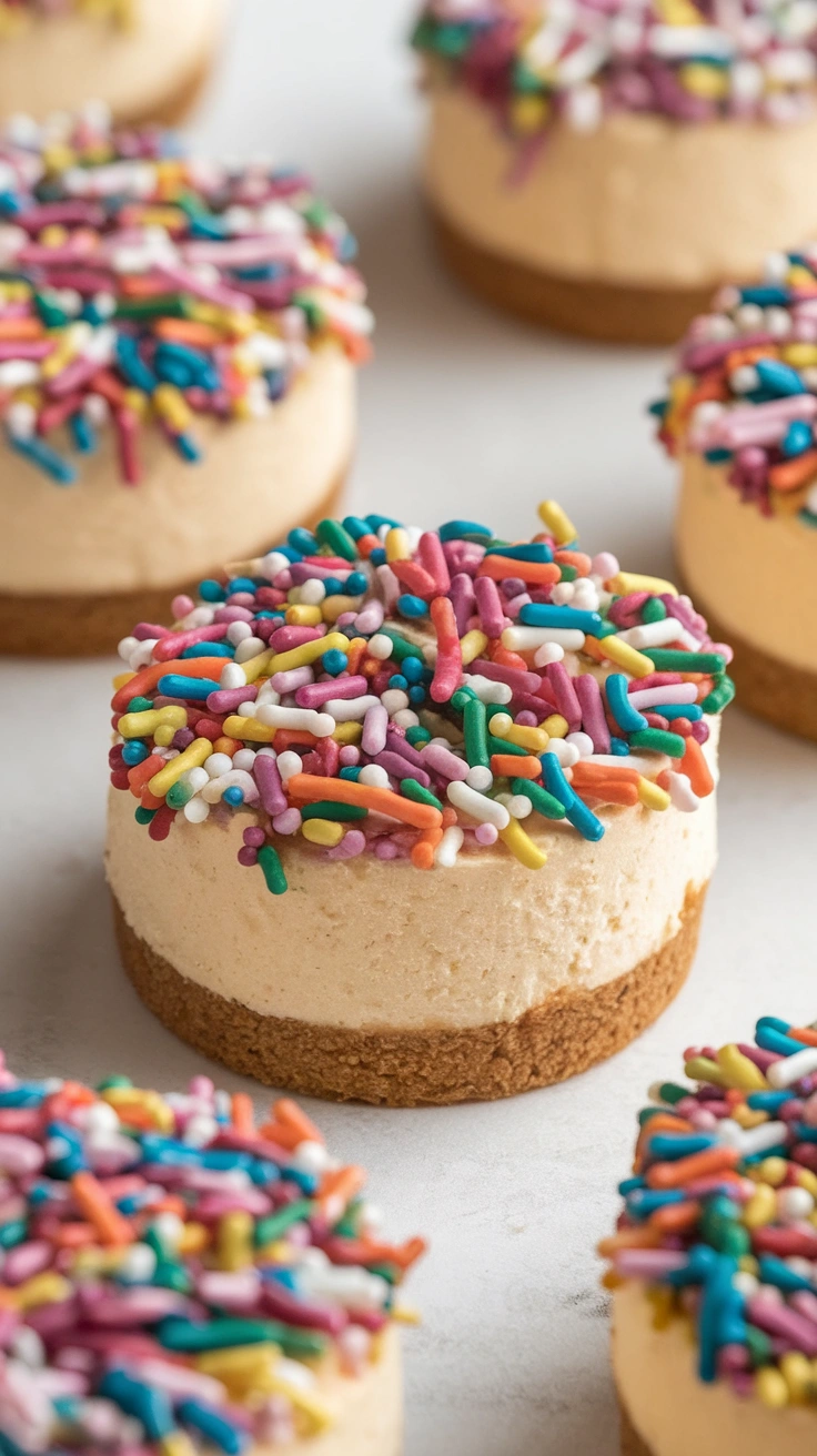 Simple No-Bake Mini Cheesecakes