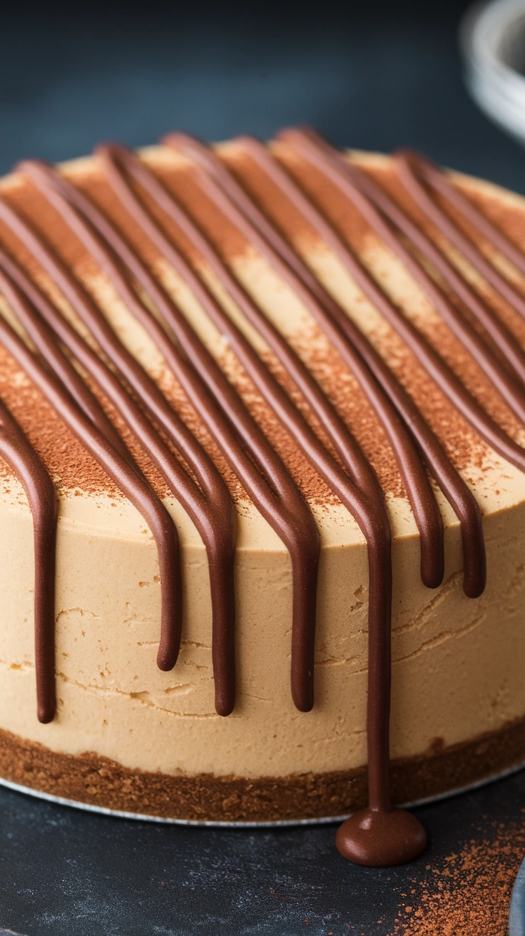 Creamy No-Bake Peanut Butter Cheesecake