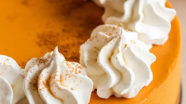 No Bake Pumpkin Cheesecake - Featured