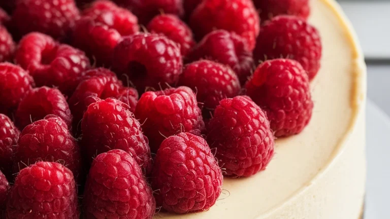 No-Bake Raspberry Cheesecake - Featured