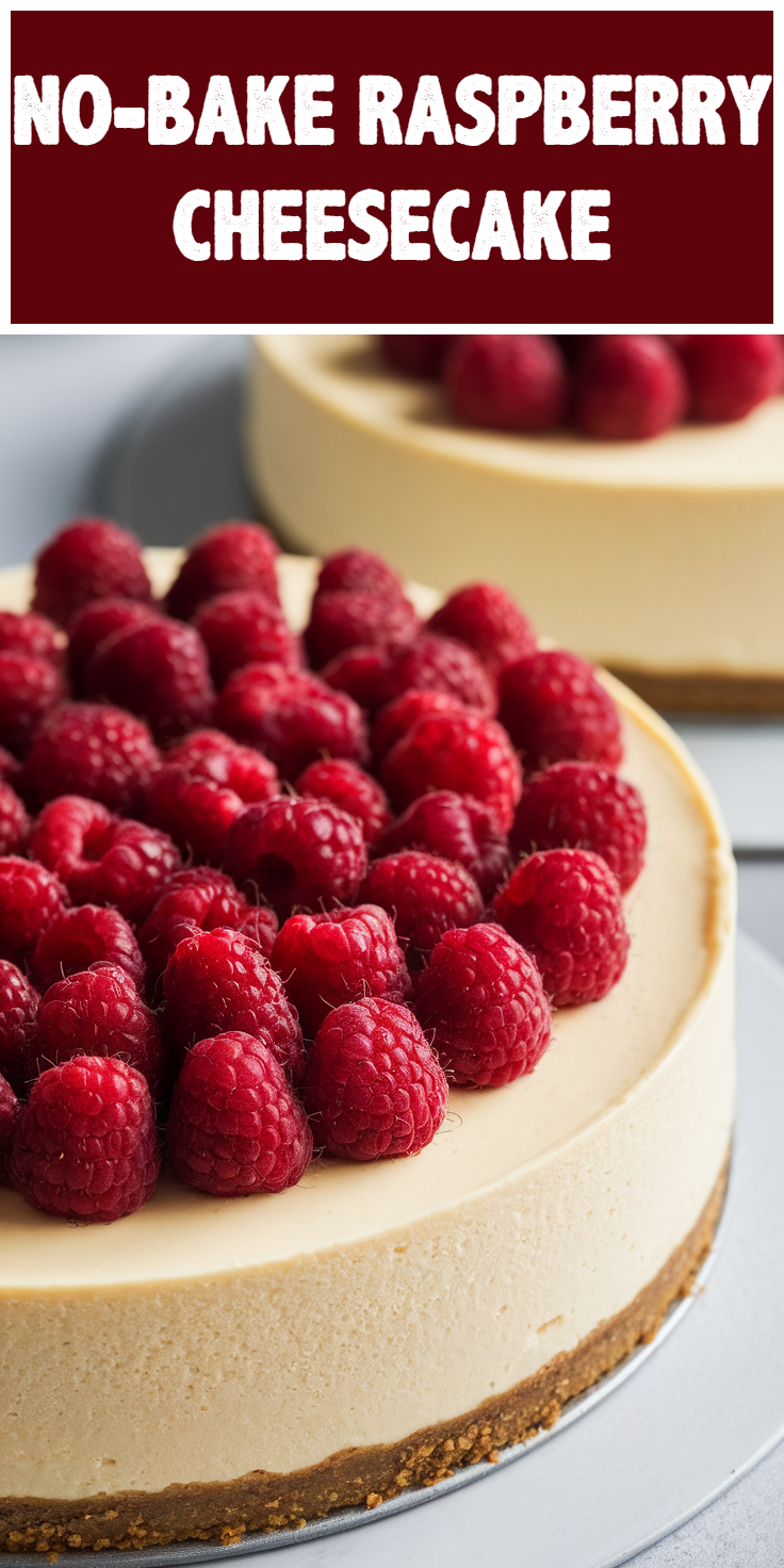 Bake Off R Missing Raspberry No-Bake Raspberry Cheesecake