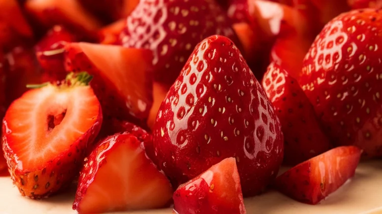 No Bake Strawberry Cheesecake - Featured