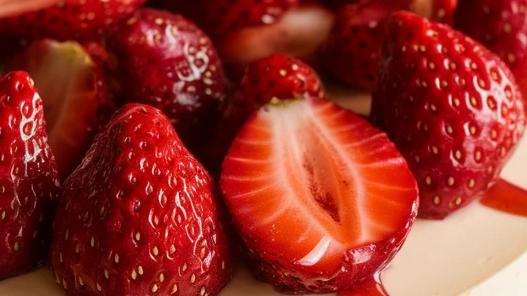 No Bake Strawberry Cheesecake - Featured