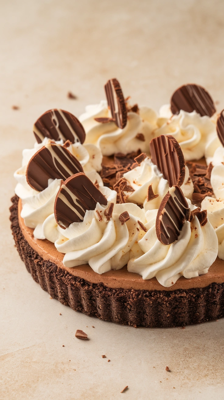 Nutella Cheesecake Pie