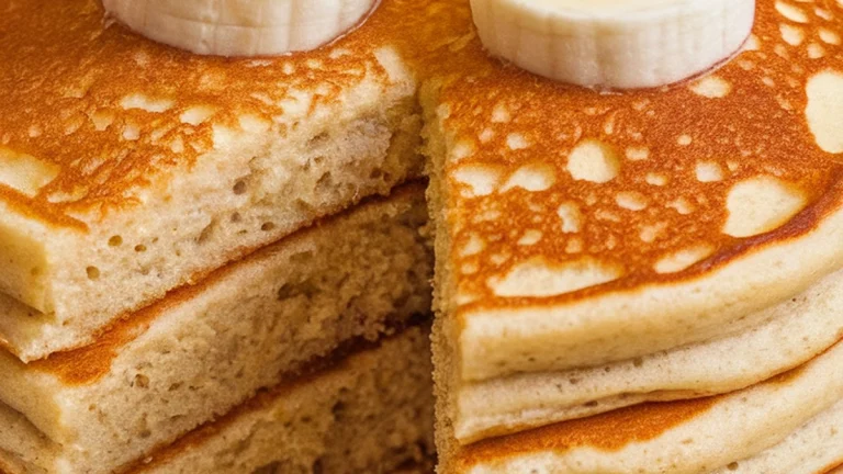 Oat and Banana Protein Pancakes - Featured