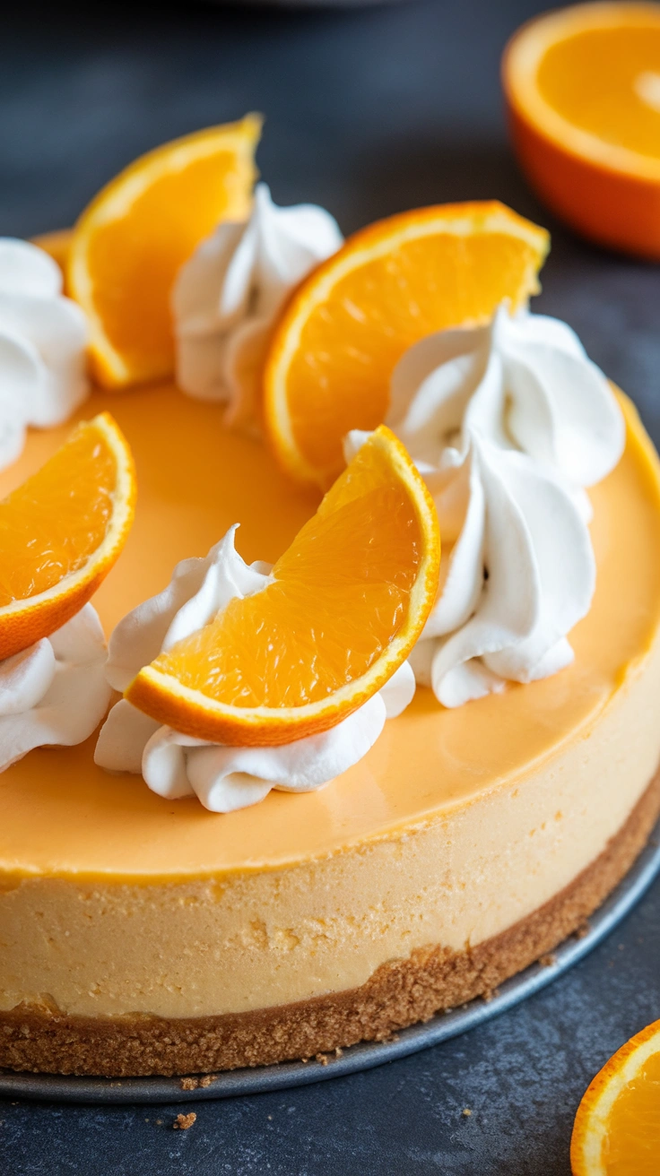 Orange Creamsicle Cheesecake