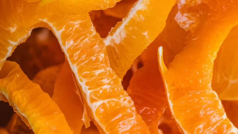 Orange Peel Candied in Sugar Syrup - Featured