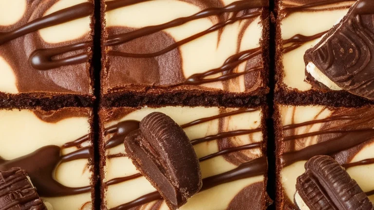 Oreo Cheesecake Brownie Bars - Featured