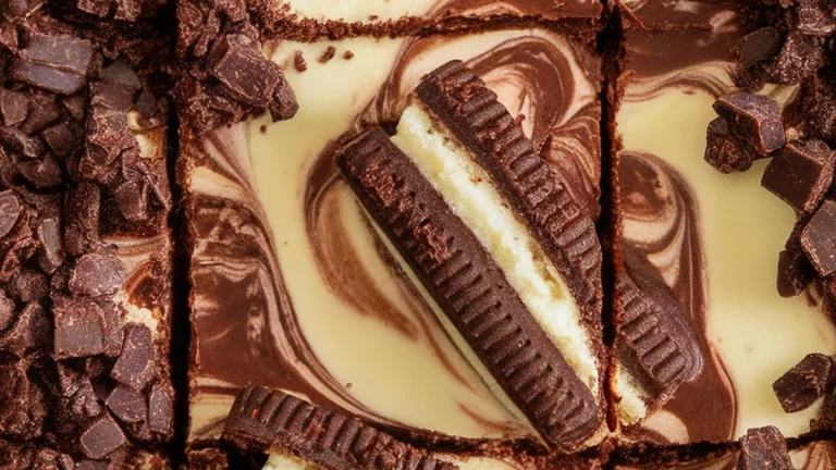 Oreo Cheesecake Brownies - Featured