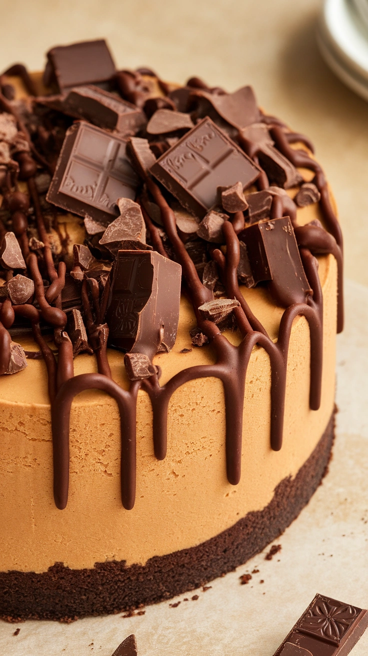 Classic Baked Peanut Butter Cheesecake