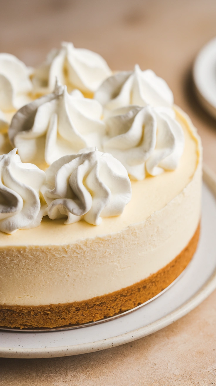 No-Bake Philadelphia Cheesecake with Cool Whip