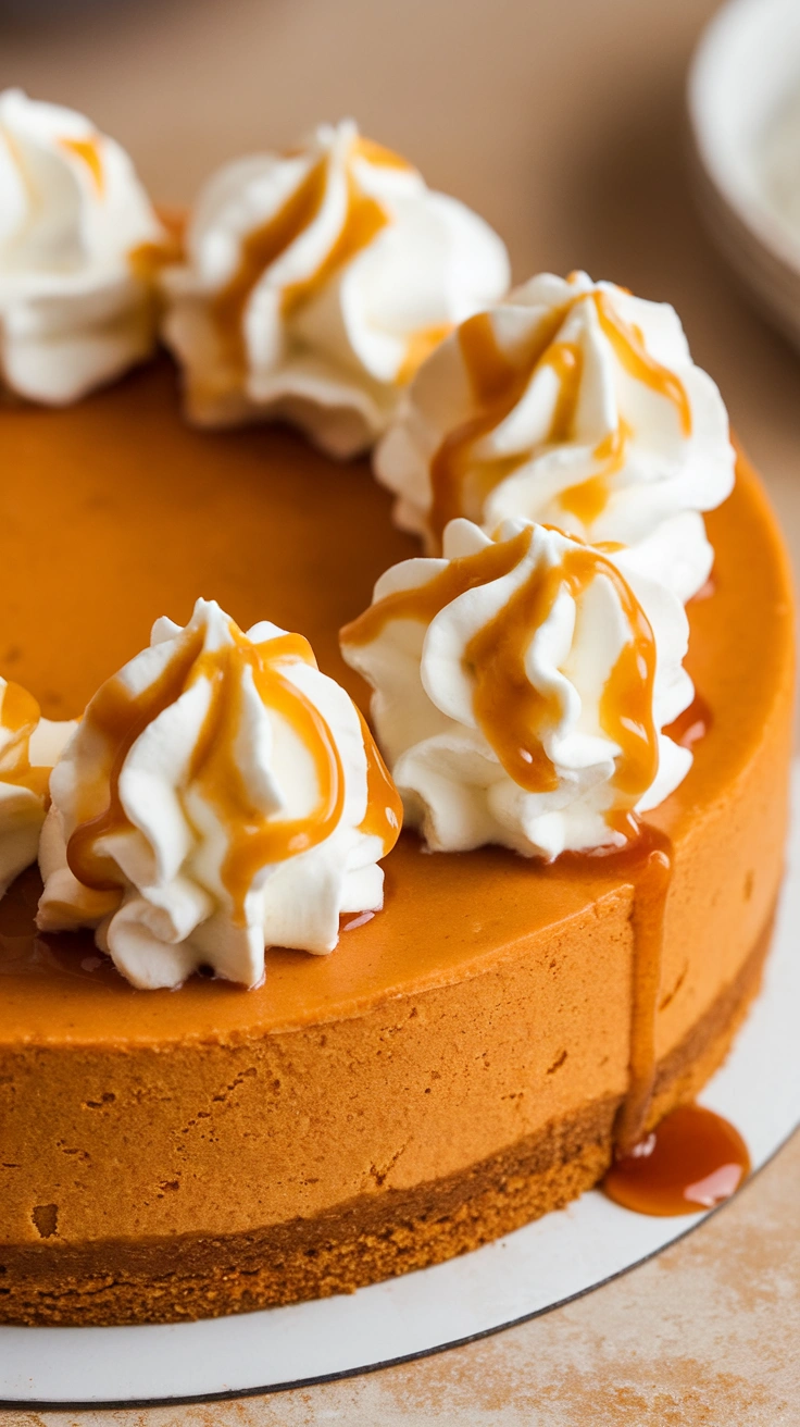Traditional Spiced Pumpkin Cheesecake