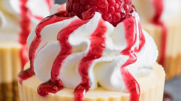 Raspberry Cheesecake Cups - Featured