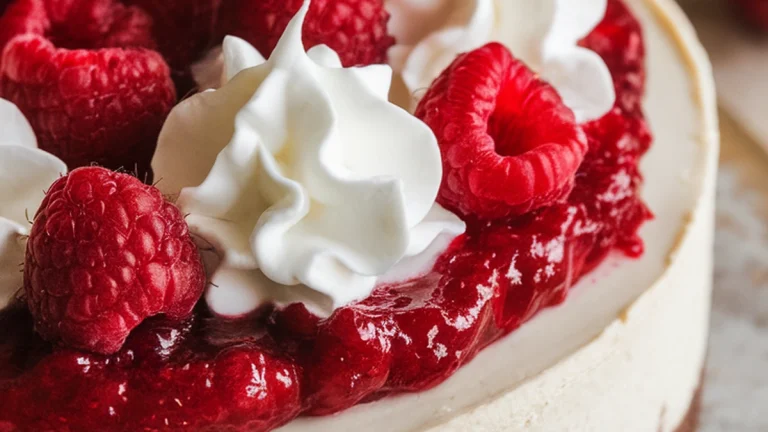 Raspberry Cheesecake Recipe - Featured