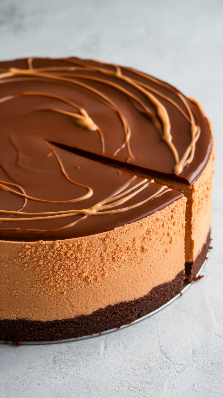 No-Bake Reese's Peanut Butter Cup Cheesecake