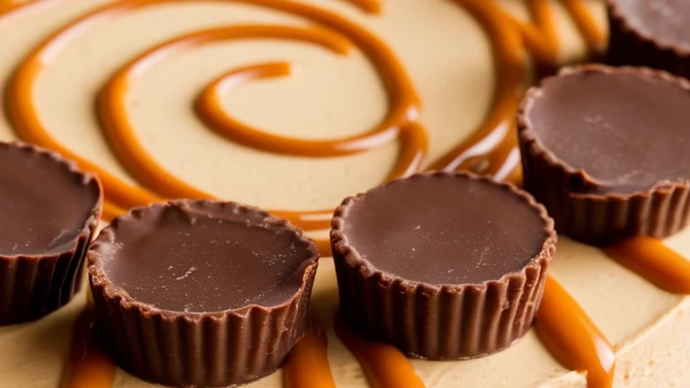 Reese's Caramel Cheesecake - Featured