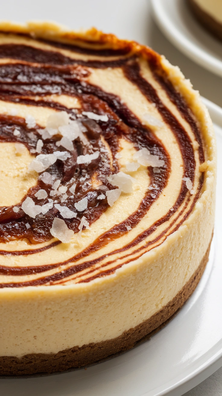 High-Protein Salted Caramel Cottage Cheese Cheesecake