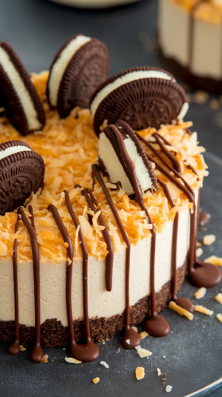 Easy Samoa Cheesecake Recipe