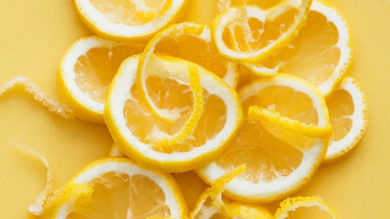 Vegan Lemon Pie with Lemon Zest - Featured