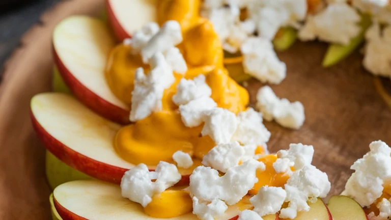 Apple with Mustard and Goat Cheese - Featured