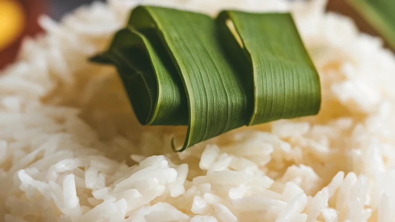 Coconut Rice (Nasi Lemak) - Featured