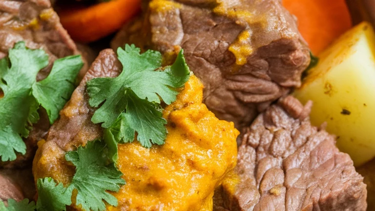 Alicha Wot (Mild Ethiopian Stew) - Featured