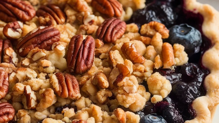 Blueberry Cream Pie - Featured