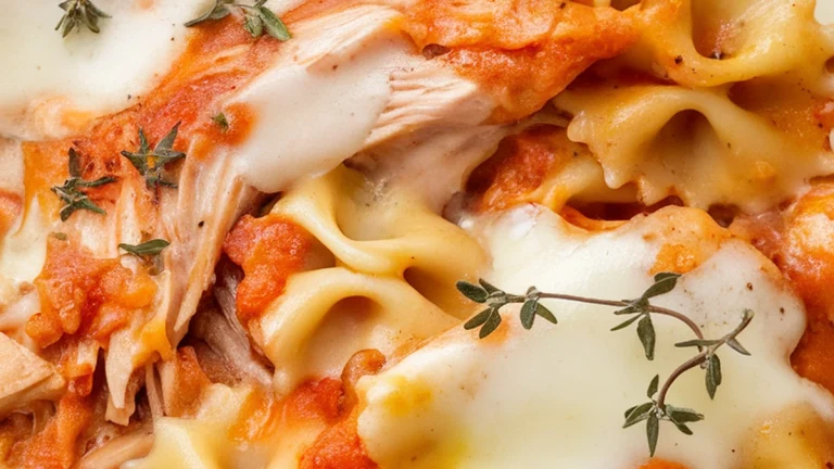 Chicken and Pasta Alfredo - Featured