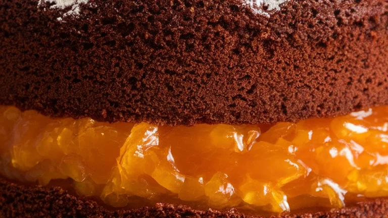 Chocolate Marmalade Layer Cake - Featured