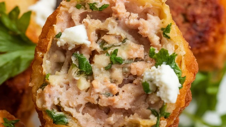 Albanian Fried Meatballs - Featured