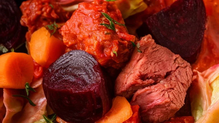 Beet and Cabbage Stew - Featured