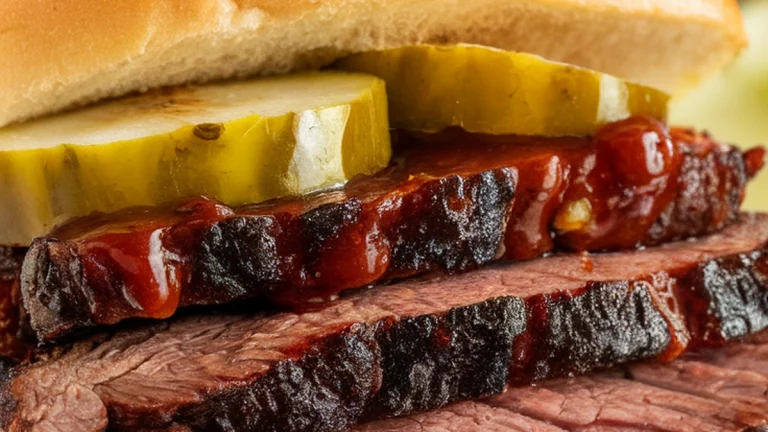 Barbecue Beef Brisket Sandwiches - Featured